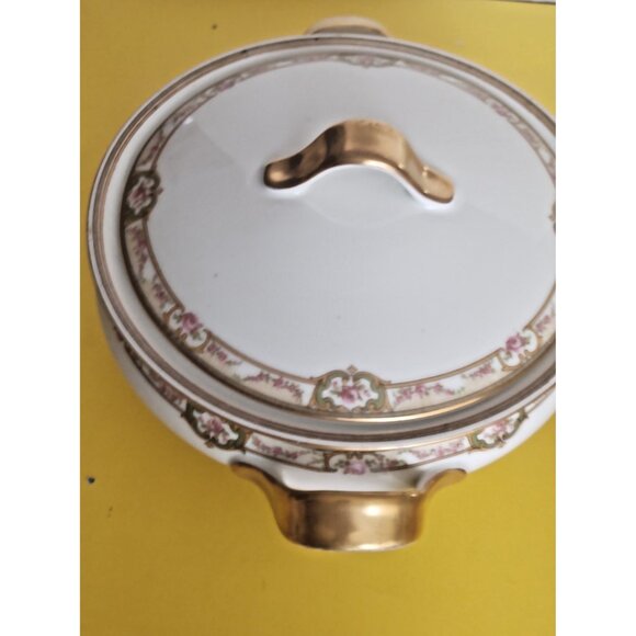 Antique  By Theodore Haviland, Limoges, France Lidded Vegetable Bowl 1910-20 - Picture 6 of 12